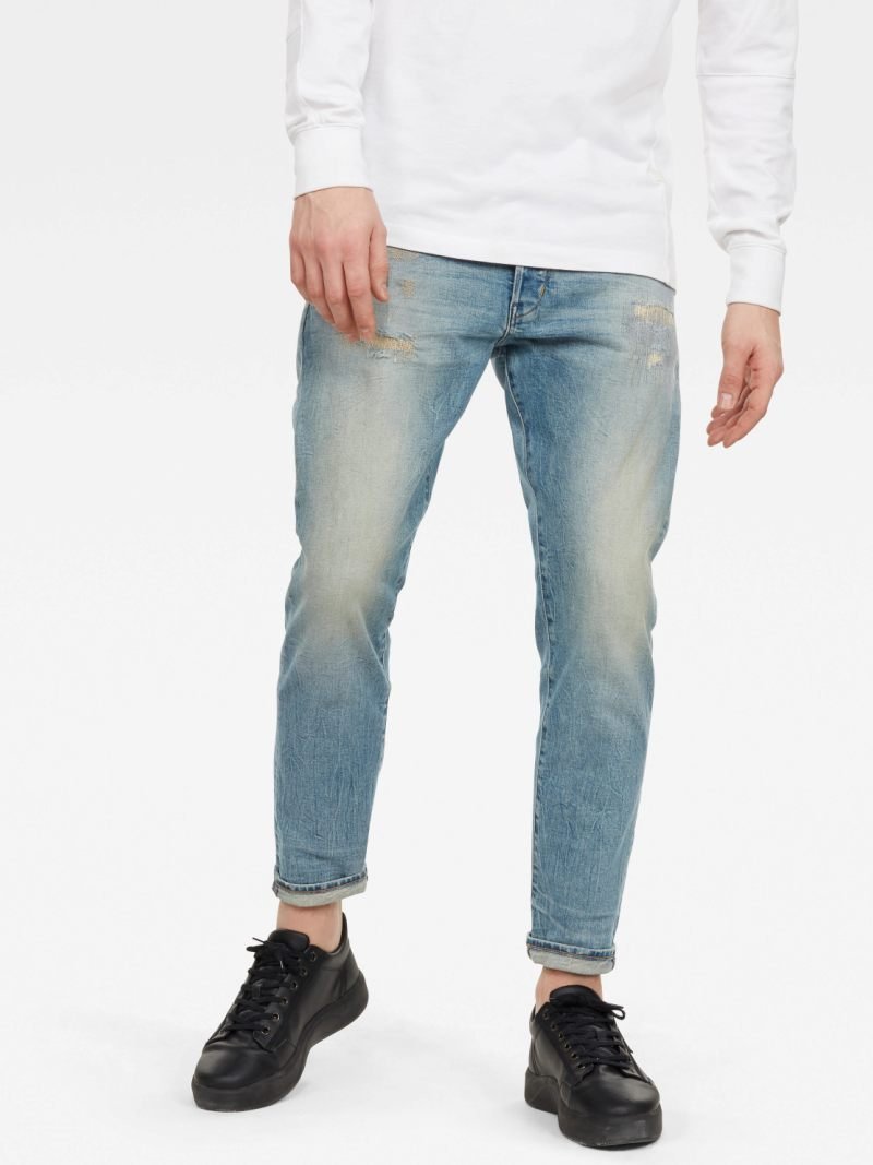 【SALE／50%OFF】G-Star RAW 【公式ショップ】Loic Relaxed Tapered/リラックステーパードジーンズ ジースターロゥ パンツ ジーンズ・デニムパンツ ブルー【RBA_E】【送料無料】