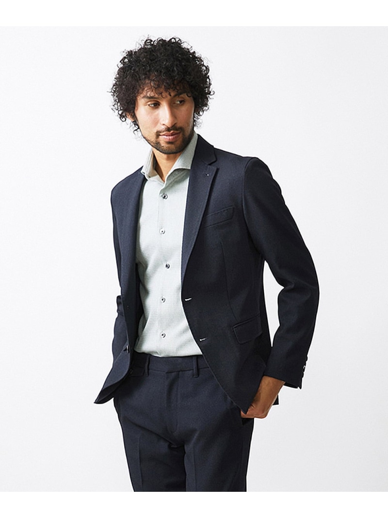 【SALE／50%OFF】MICHEL KLEIN HOMME テーラードジャケット セットアップ ミッシェルクランオム ジャケット・アウター テーラードジャケット・ブレザー ブラウン グレー ネイビー【RBA_E】【送料無料】｜ Fashion Men
