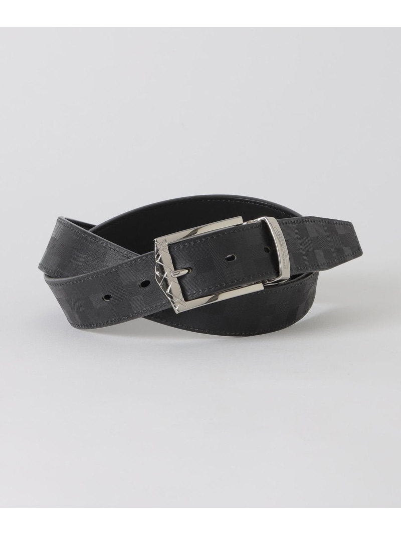 BLACK LABEL CRESTBRIDGE チェックバックルエンボスクレストブリッジチェックリバーシブルベルト ブルーレーベル / ブラックレーベル・クレストブリッジ ファッション雑貨 ベルト ブラウン グレー ブラック【送料無料】