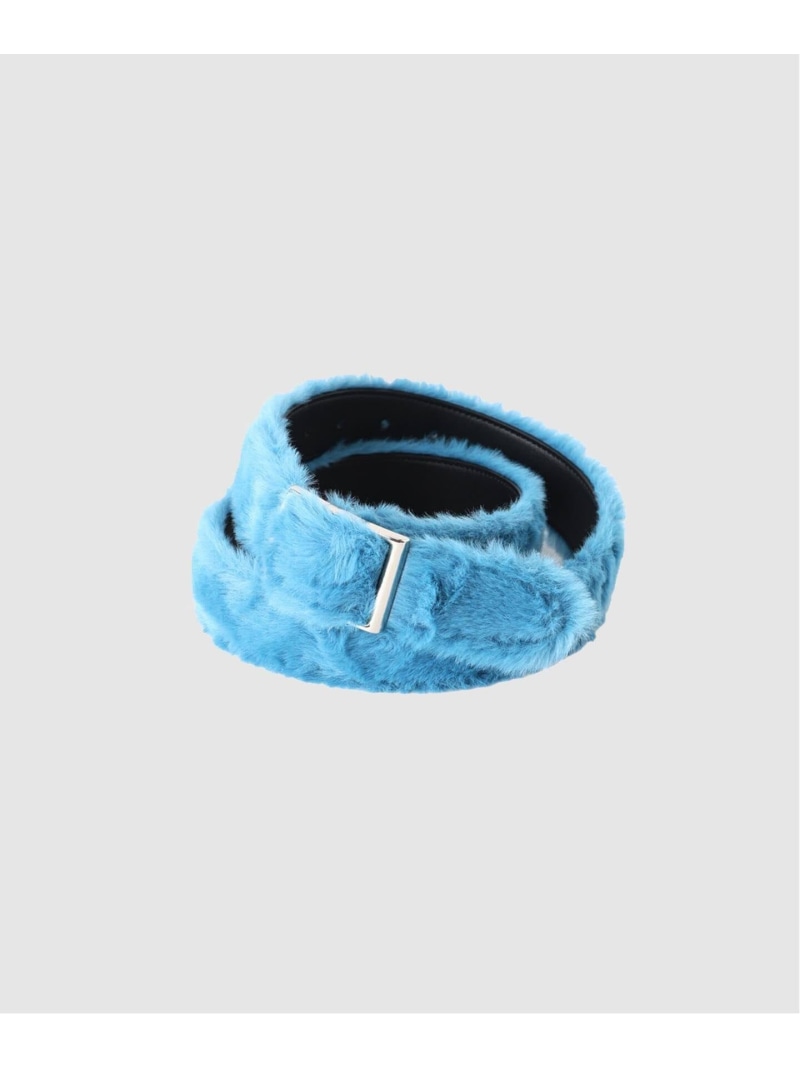 JOINT WORKS NOCTO ARCHIVE/ノクト アーカイブ Faux Fur Belt ジョイントワークス ファッション雑貨 ベルト ブラック グレー ブルー ブラウン【送料無料】