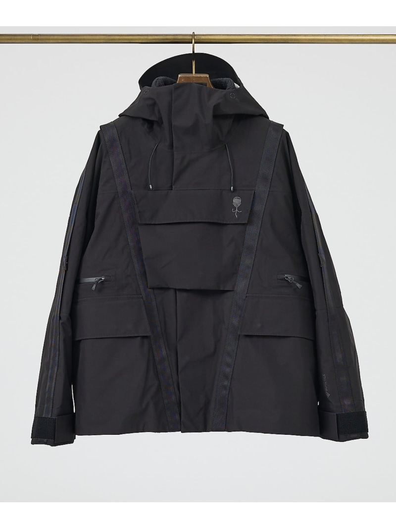 DESIGNWORKS 【D-VEC*ALMOSTBLACK】GORE-TEX マウンテンパーカー デザインワークス ジャケット・アウター マウンテンパーカー ブラック【送料無料】| Fashion Men