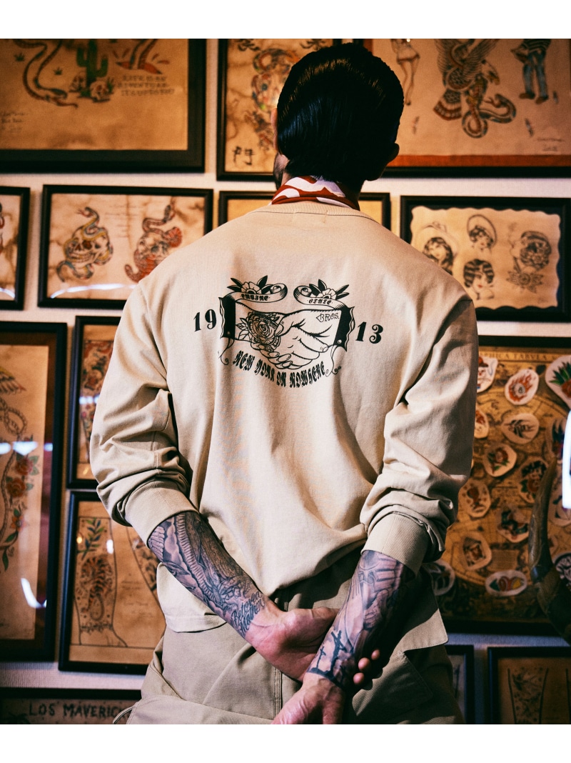 Schott SHAKEHAND HENLEY LS T-SHIRT/シェイクハンド ヘンリーロンT ショット トップス カットソー・Tシャツ ベージュ グレー ホワイト【送料無料】｜ Fashion Men