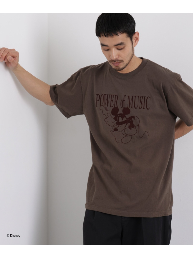 NANO universe GOOD ROCK SPEED / ROCK / Micky / Tシャツ ナノユニバース トップス カットソー・Tシャツ ブラウン ホワイト グレー【送料無料】