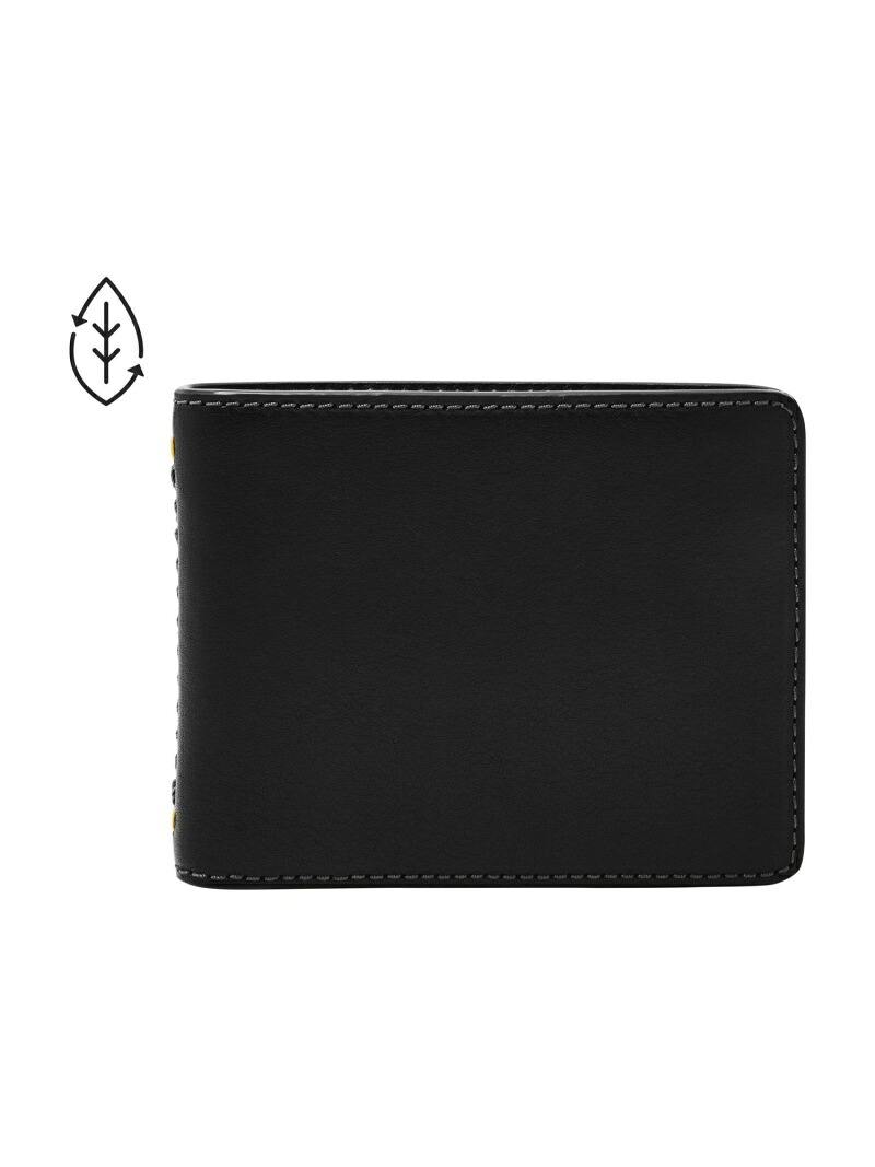 【SALE／30%OFF】FOSSIL フォッシル 二つ折り財布 メンズ レザー ブラック ML4571001 フォッシル 財布・ポーチ・ケース 財布 ブラック【RBA_E】【送料無料】