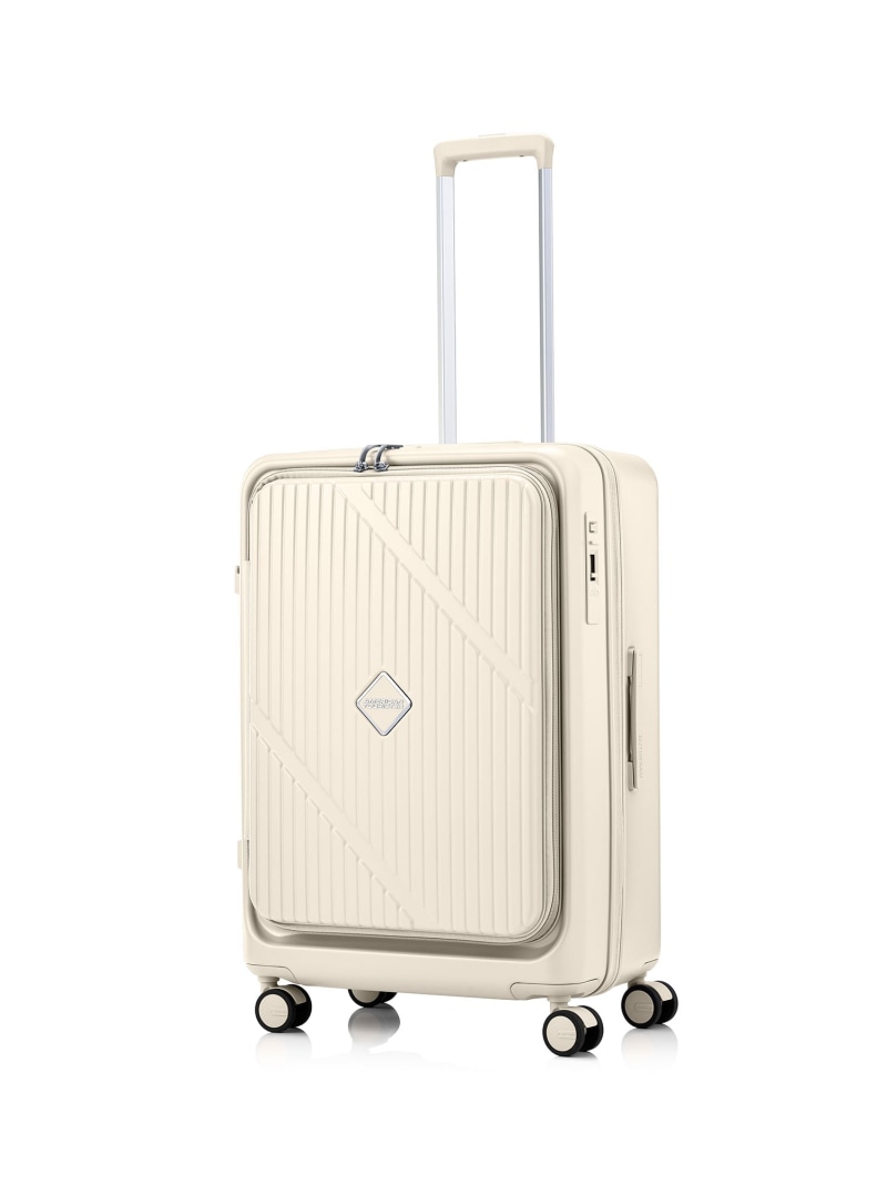 American Tourister 【堅苦しさ】アメリカンツーリスター ヴェロックススピナー68 エキスパンダブル アメリカンツーリスター 御徒面子 旅行バッグ・キャリーバッグ 白いこと【貨物輸送無料】
