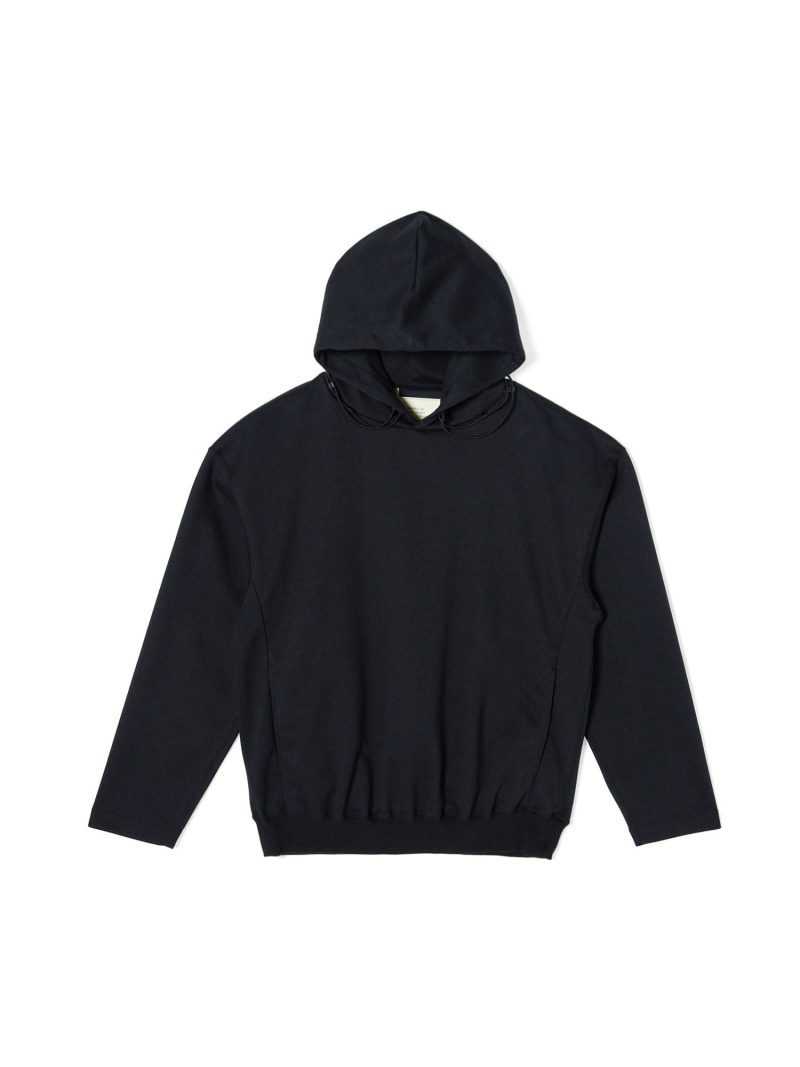 N.HOOLYWOOD TEST PRODUCT EXCHANGE SERVICE DRAWSTRING HOODED SWEATSHIRT エヌ．ハリウッド トップス パーカー・フーディー ブラック ネイビー【送料無料】