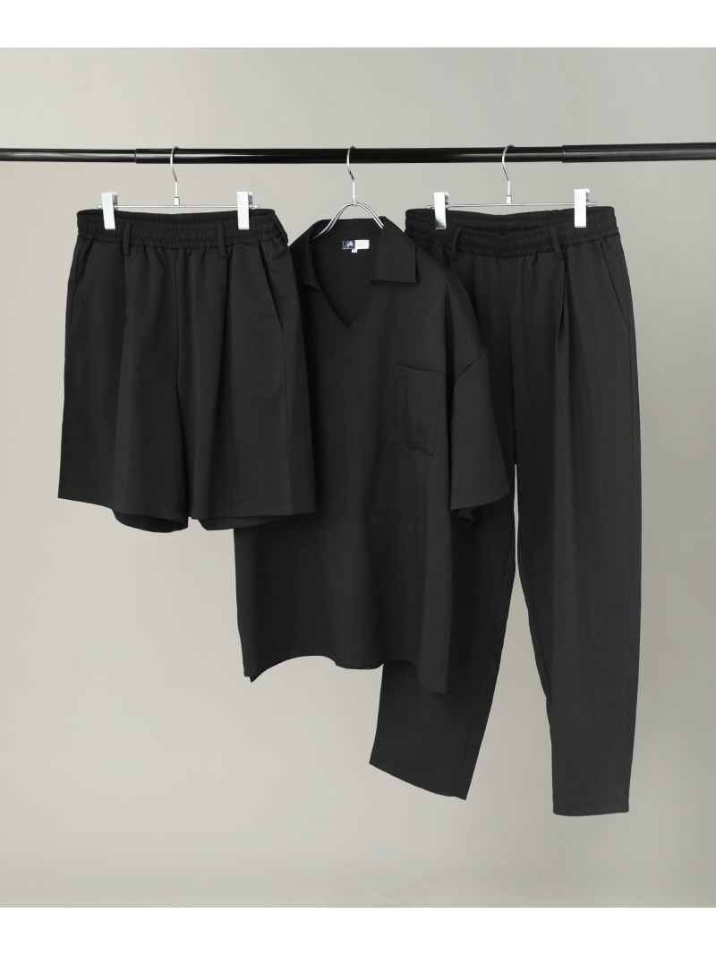 【SALE／10%OFF】SPU 【3点セットアップ】リネンライクスキッパーシャツ\u0026ロングズボン下\u0026さる股引き 心地好い 背広・フォーマル セットアップ背広 青碧 薄墨色 米国海軍 黒いこと 赤銅色【RBA_E】【貨物輸送無料】