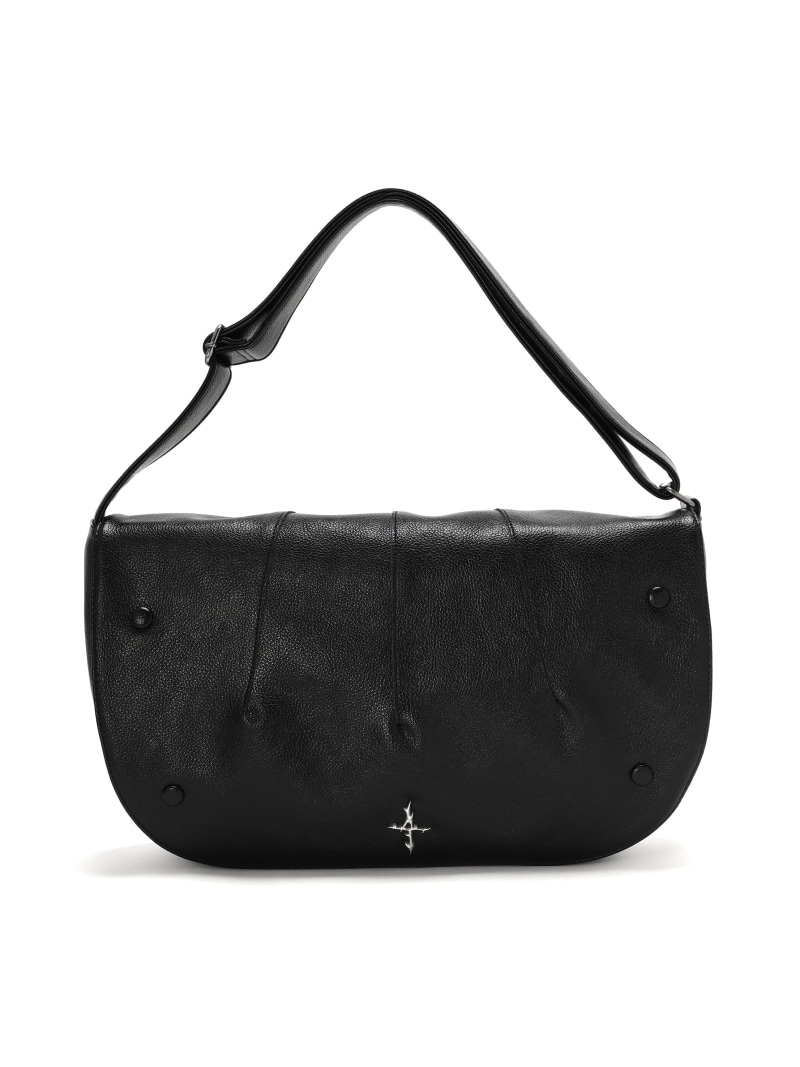 LHP NOT4NERD/ノットフォーナード/4 Symbol Pendant 3 Tuck Big Cross Bag エルエイチピー バッグ その他のバッグ ブラック【送料無料】