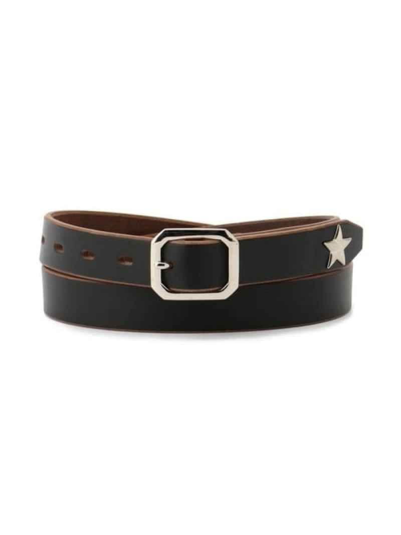 SELECT BRANDS Schott/ショット PERFECT BELT NARROW ジャックローズ ファッション雑貨 ベルト ブラック【送料無料】