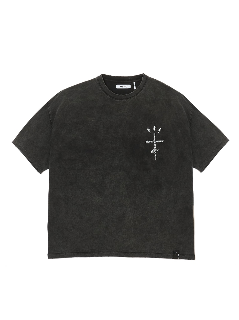 MSML RATDOTL TEE ガーデン トップス カットソー・Tシャツ ブラック【送料無料】｜ Fashion Men 12,454円