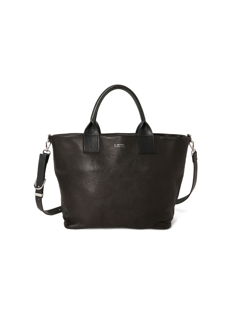 N.HOOLYWOOD COMPILE LEATHER TOTE BAG エヌ．ハリウッド 御徒面子 トートバッグ 黒いこと【貨物輸送無料】
