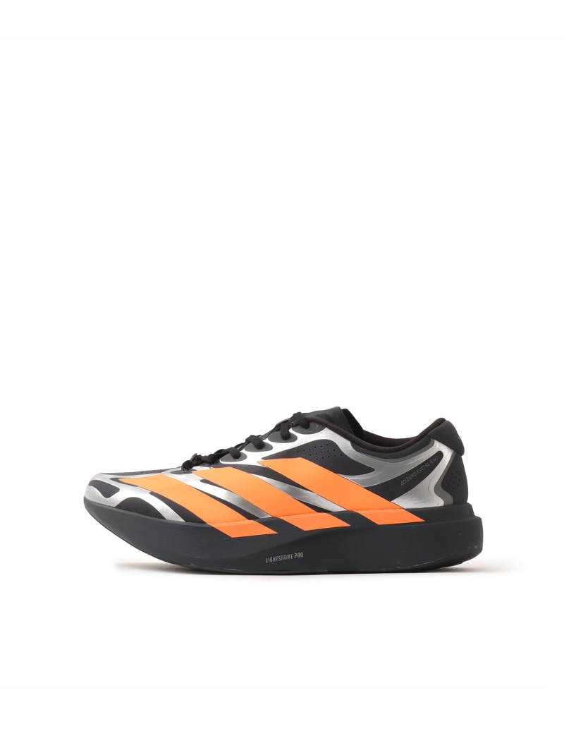 adidas adidas ADIZERO EVO SL EXO M CARBON/LUOR/SILVMT アトモス シューズ・靴 スニーカー ブラック【送料無料】| Fashion Men