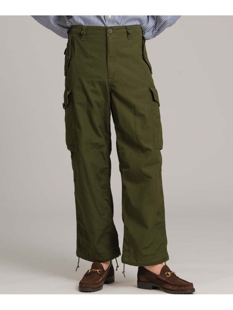 【SALE／30%OFF】Johnbull Private labo 【Sewing Chop O'alls】CANADIAN ARMY TROUSERS ジョンブルプライベートラボ パンツ その他のパンツ グリーン【RBA_E】【送料無料】
