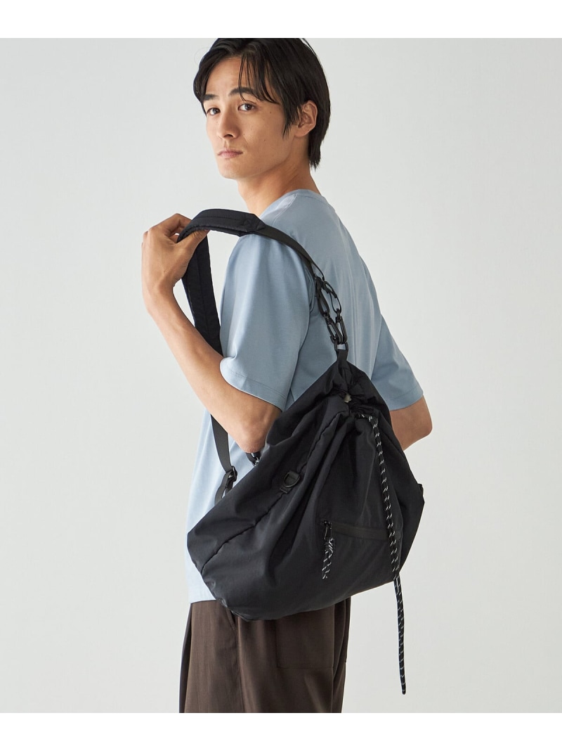 COMME CA ISM 3WAY マルチ ナップザック コムサイズム バッグ リュック・バックパック ブラック【送料無料】