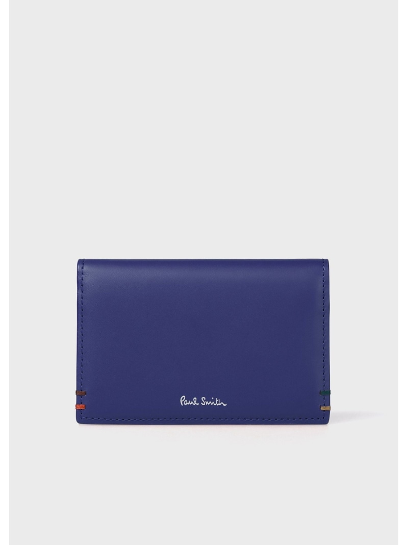 Paul Smith 見どころ編み目 名刺入れ 極点・スミス 金入れ・合切袋・容れもの 金入れ 米国海軍 青碧 黄色 ベージュ 赤いこと 黒いこと【貨物輸送無料】
