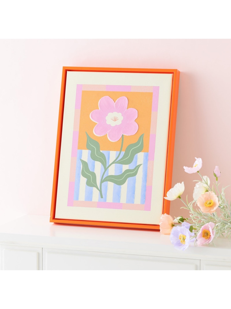 楽天市場】Francfranc レトロ フラワー アートボード フラン