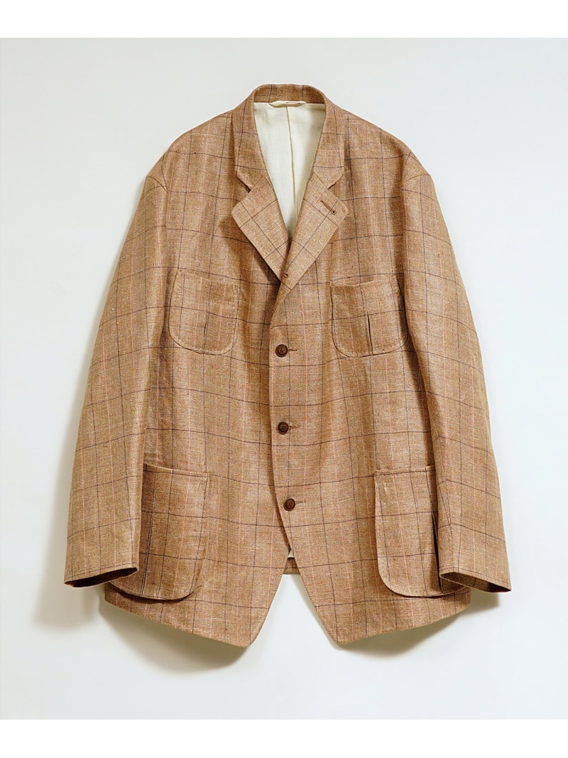Nigel Cabourn 【堅苦しさ】ナイジェル・ケーボン / MAN / ランチワーカージャケット - ヘン ナイジェル・ケーボン ジャケット・アウター テーラードジャケット・ブレザー 赤銅色【貨物輸送無料】