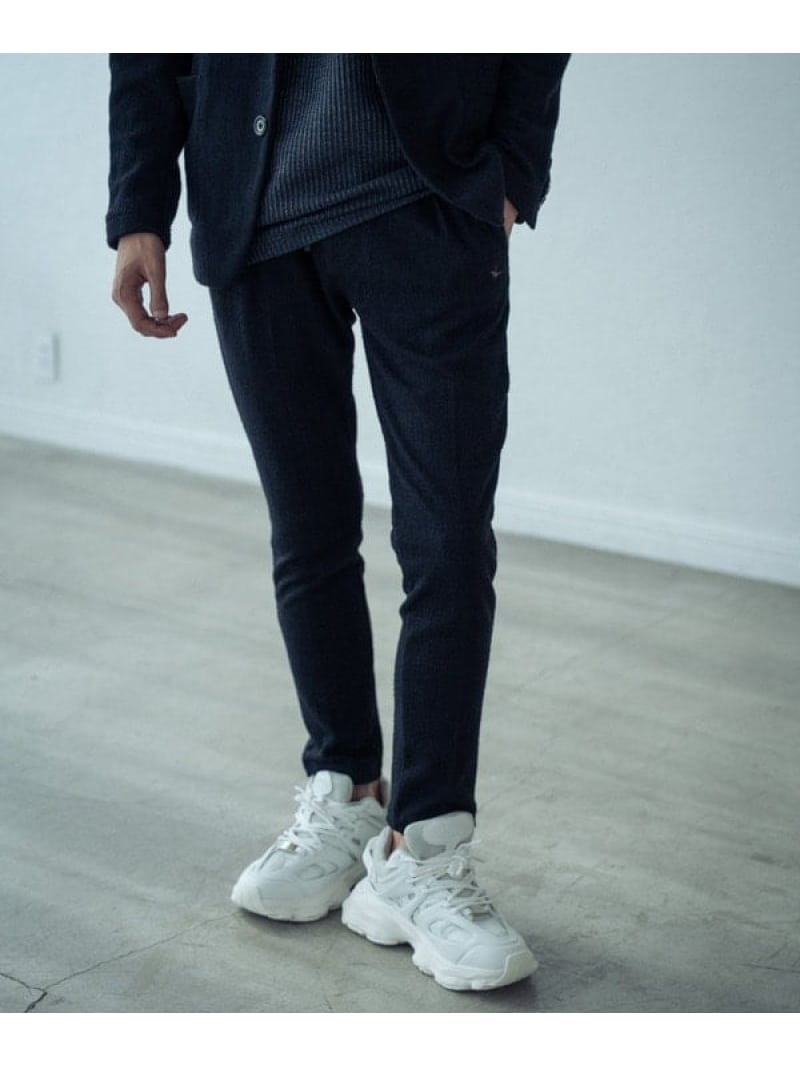 【SALE／50%OFF】RATTLE TRAP 1PIU1UGUARE3別注ブラックジャガードスラックス メンズ ビギ パンツ スラックス・ドレスパンツ ブラック【RBA_E】【送料無料】