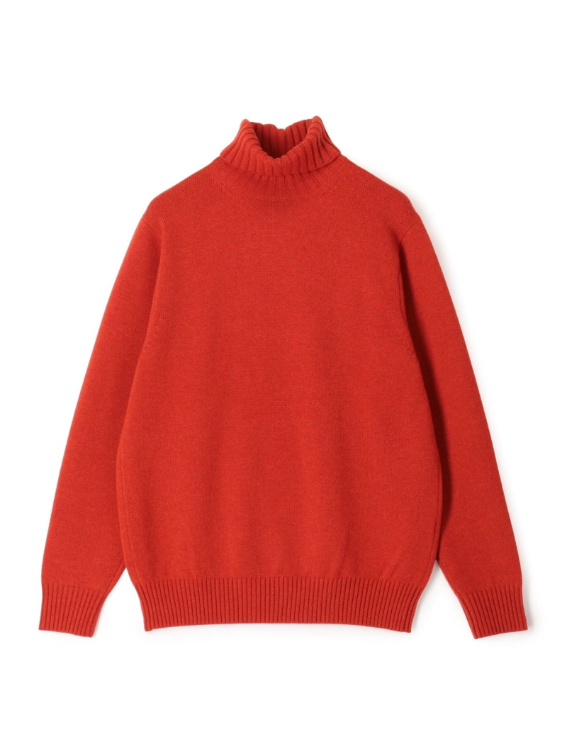 TOMORROWLAND MEN TOMORROWLAND tricot スーパーファインラムウール タートルネックニット トゥモローランド トップス ニット ホワイト グレー ブラック イエロー オレンジ ネイビー【送料無料】