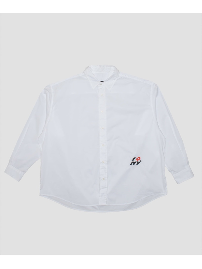 URBAN RESEARCH LOTTO I LOSANGA NY LONG-SLEEVE SHIRTS アーバンリサーチ トップス シャツ・ブラウス ホワイト【送料無料】| Fashion Men