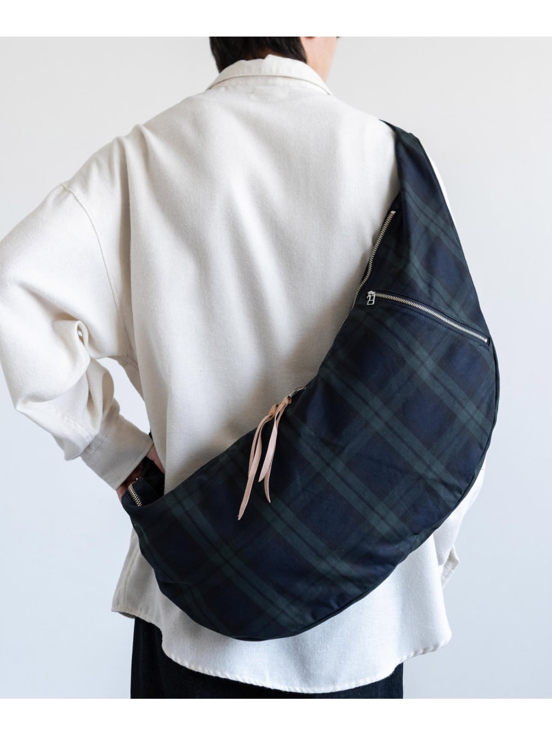 Butler Verner Sails 日本製/国産 チェックビッグショルダー ロッキーモンロー バッグ ショルダーバッグ ブラック ワインレッド【送料無料】｜ Fashion Men