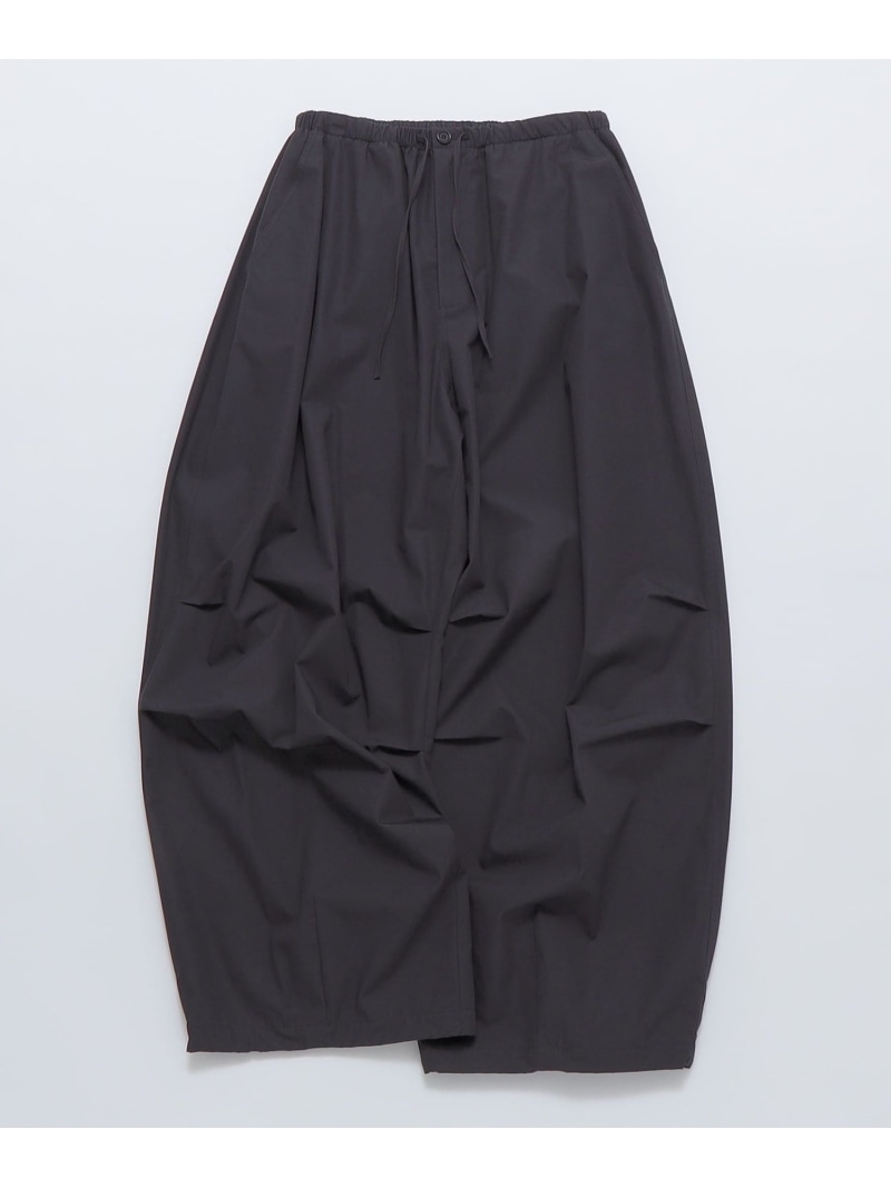SHIPS MEN AMOMENTO: DRAWSTRING WIDE FATIGUE PANTS シップス パンツ その他のパンツ ホワイト グレー【送料無料】