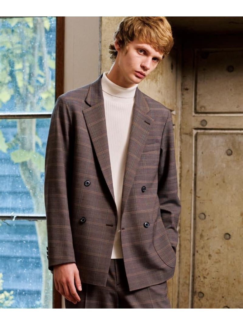 【SALE／30%OFF】DRESSTERIOR 【セットアップ可】2WAYストレッチ コンフォータブルチェックジャケット ドレステリア ジャケット・アウター テーラードジャケット・ブレザー【RBA_E】【送料無料】