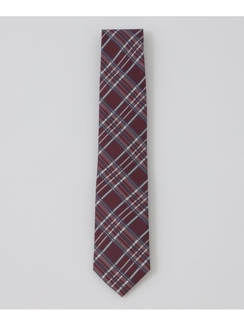 【SALE／37%OFF】BLACK LABEL CRESTBRIDGE インポートアクセントペンチェックタイ ブルーレーベル / ブラックレーベル・クレストブリッジ スーツ・フォーマル ネクタイ・蝶ネクタイ ブラウン ブルー レッド【RBA_E】【送料無料】｜ Fashion Men