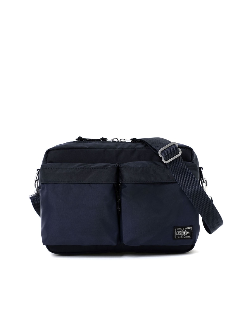 PORTER フォース ショルダーバッグ(S) ポーター バッグ ショルダーバッグ ブラック ネイビー【送料無料】｜ Fashion Men