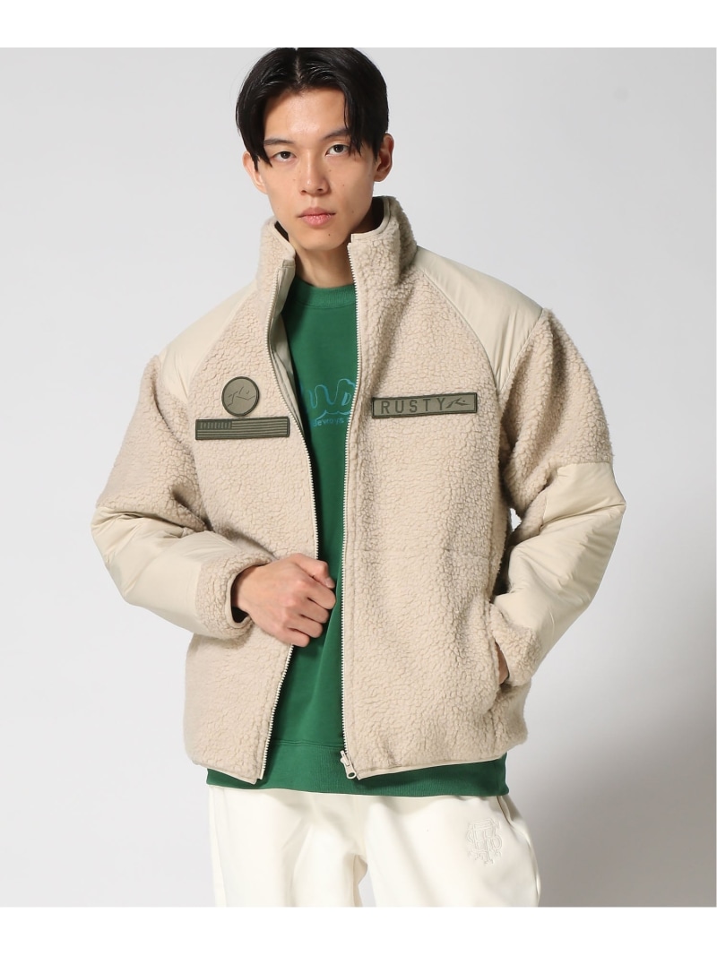 【SALE／30%OFF】RUSTY RUSTY/(M)ジャケット オーシャンパシフィック ジャケット・アウター ブルゾン・ジャンパー ベージュ ブラック【RBA_E】【送料無料】｜ Fashion Men