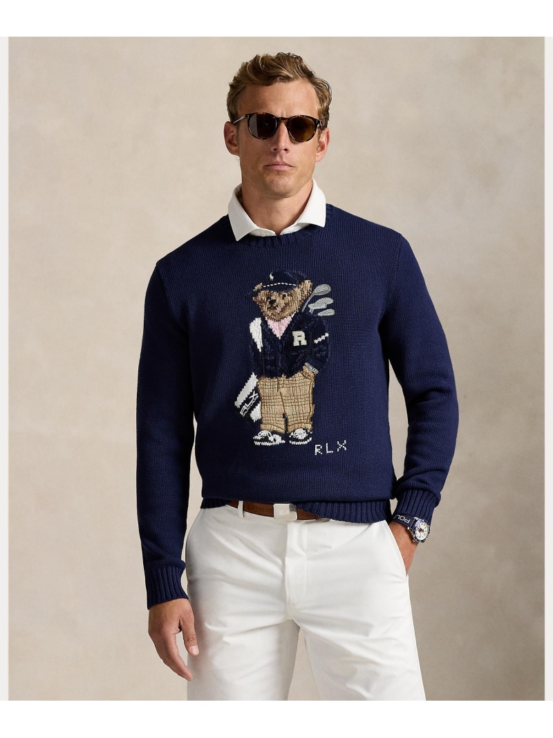POLO GOLF/RLX Golf (RLX)Polo ベア パフォーマンス セーター ラルフローレン トップス ニット ネイビー【送料無料】｜ Fashion Men