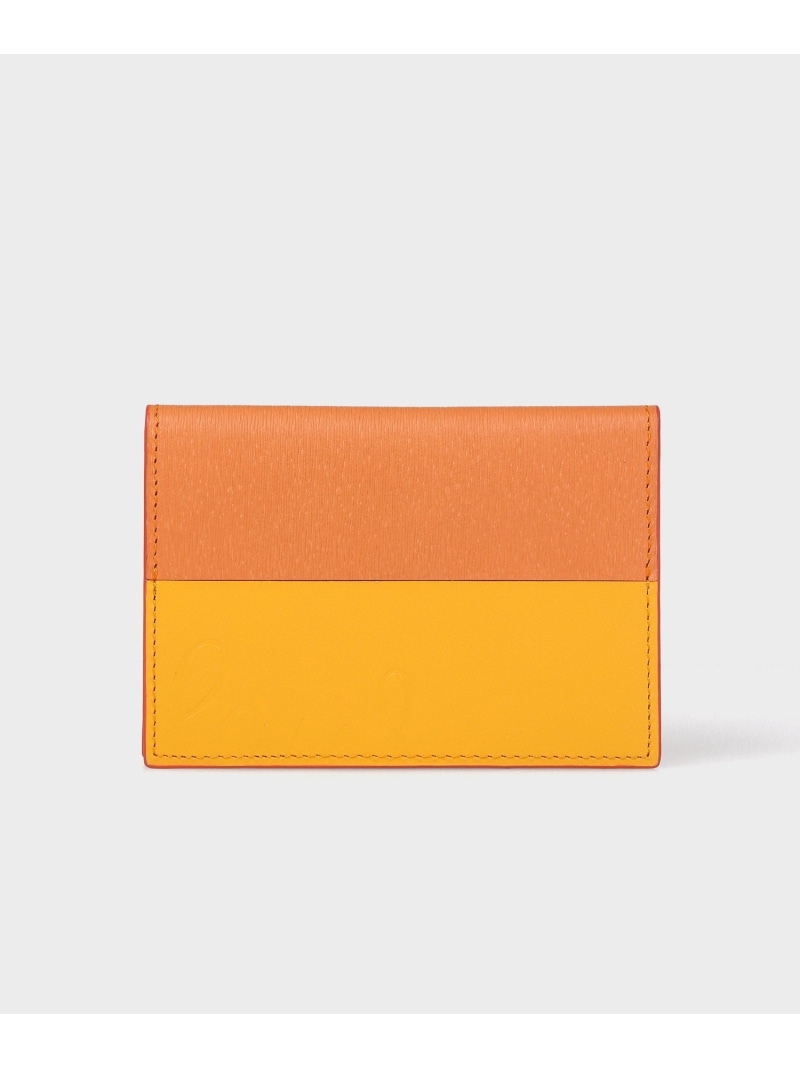 【SALE／30%OFF】Paul Smith 【公式】カラーブロックストライプ パスケース ポール・スミス　アウトレット 財布・ポーチ・ケース パスケース・定期入れ オレンジ【RBA_E】【送料無料】