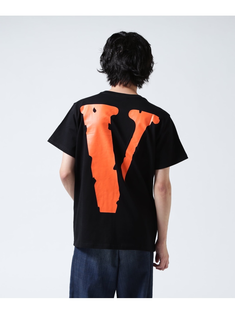 ROYAL FLASH VLONE/ヴィローン/CLASSIC LOGO-VLONE TEE ロイヤル閃光電球 トップス カットソー・プルオーバー 黒いこと【貨物輸送無料】