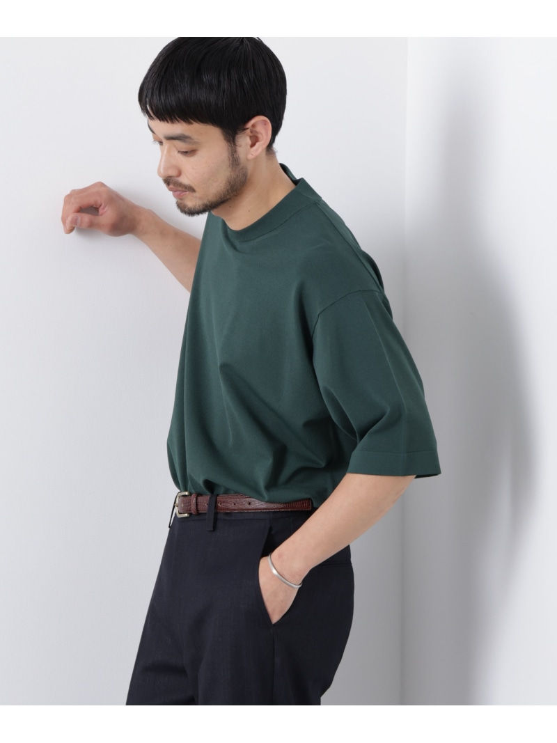 NANO universe ジャケT(R) ELITE 7 FUNCTION ニット ナノユニバース トップス ニット ブラウン ブラック ピンク ブルー ネイビー グリーン【送料無料】