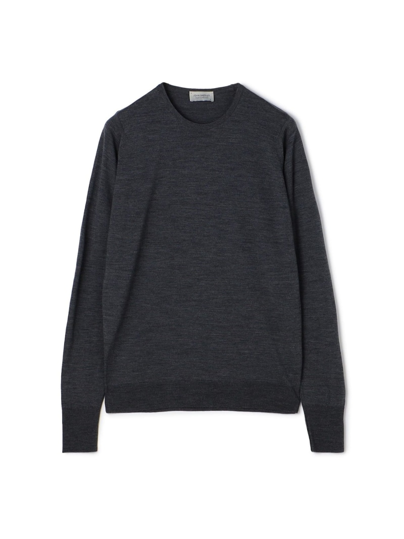 【SALE／40%OFF】TOMORROWLAND BUYING WEAR JOHN SMEDLEY 30G EASY FIT ウール クルーネックプルオーバー MARCUS トゥモローランド トップス ニット グレー ブルー【RBA_E】【送料無料】
