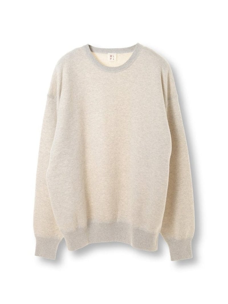 【SALE／50%OFF】FUSE 【WLP/ダブルエルピー】COTTON WOOL FLEECE/CREW NECK PO メンズ ビギ トップス スウェット・トレーナー 薄墨色【RBA_E】【貨物輸送無料】