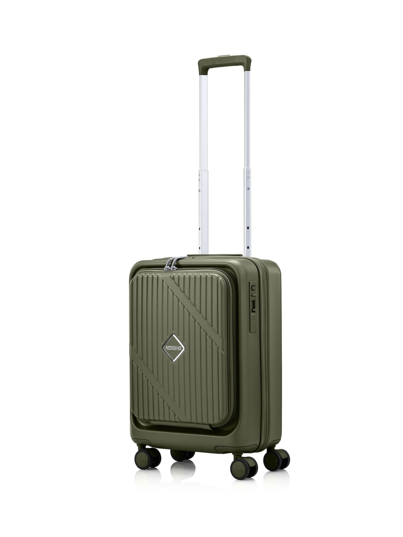 American Tourister 【公式】アメリカンツーリスター ヴェロックススピナー54 フロントオープニング アメリカンツーリスター バッグ スーツケース・キャリーバッグ カーキグリーン【送料無料】