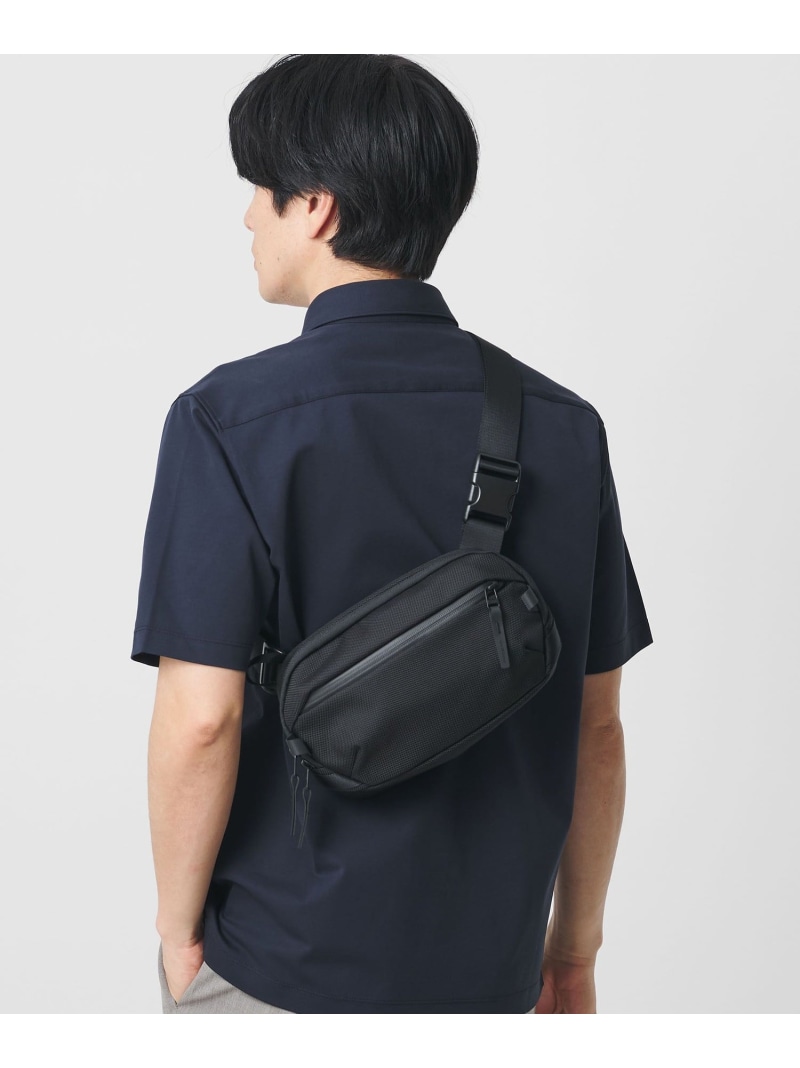 BEAUTY\u0026YOUTH UNITED ARROWS ＜Aer＞恒星日 スリング 4 肩先 御徒面子 もの言う花＆青少年 ユナイテッドアローズ 御徒面子 ショルダーバッグ 黒いこと【貨物輸送無料】