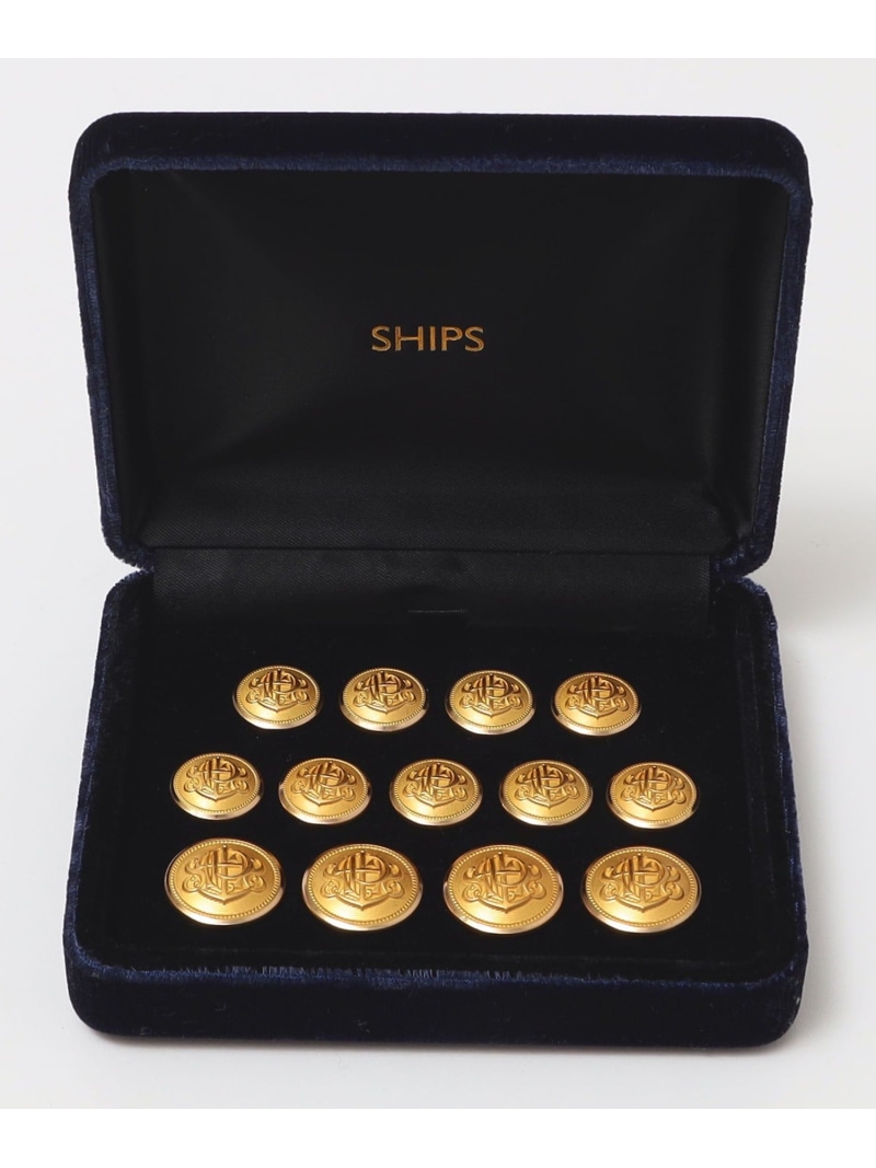 SHIPS MEN 【SHIPS別注】WATERBURY: SHIPS LIGATURE メタルボタン シップス ファッション雑貨 その他のファッション雑貨【送料無料】
