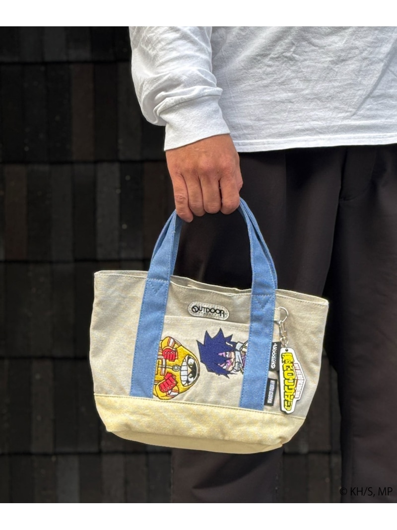 OUTDOOR PRODUCTS 【僕のヒーローアカデミア*OUTDOOR PRODUCTS】キーホルダー付きミニキャラトート ロワード バッグ トートバッグ ネイビー【送料無料】