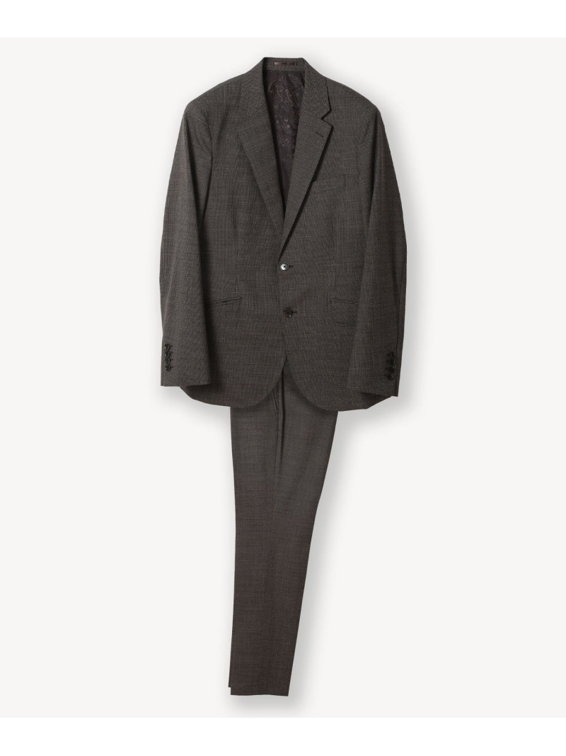 【SALE/30%OFF】MEN'S BIGI ウールメランジ千鳥格子スーツ<セットアップ> メンズ ビギ スーツ・フォーマル スーツジャケット ブラウン グレー ネイビー【RBA_E】【送料無料】| Fashion Men