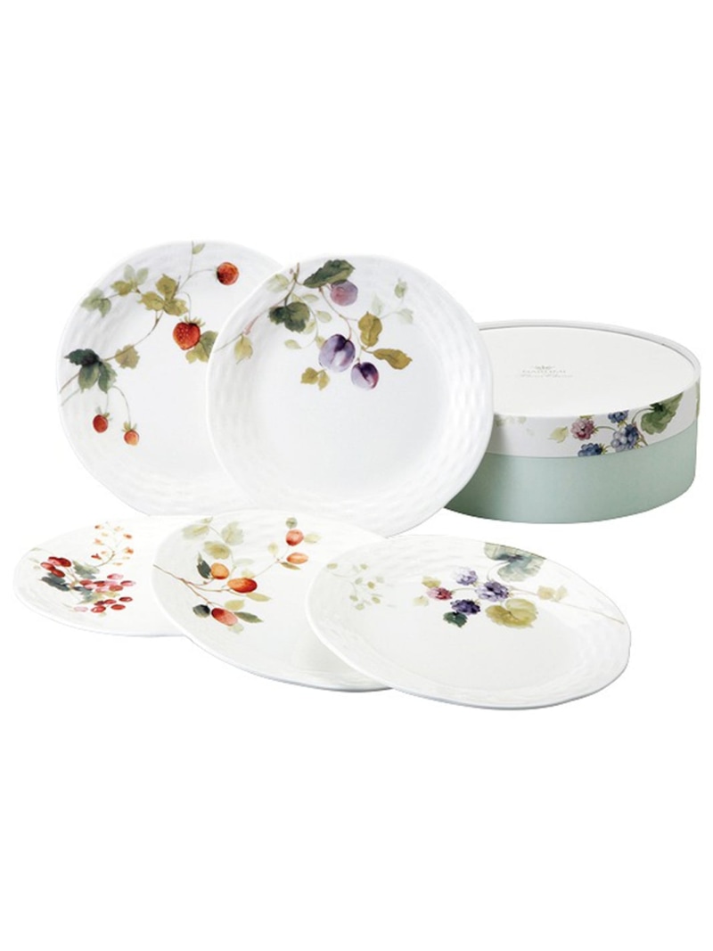 NARUMI 【公式】ルーシーガーデン プレート 17cm 5点セット ナルミ 食器・調理器具・キッチン用品 食器・皿【送料無料】