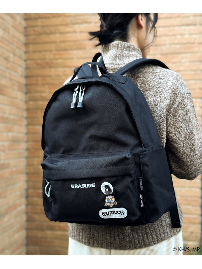 OUTDOOR PRODUCTS 【僕のヒーローアカデミア*OUTDOOR PRODUCTS】缶バッチ付きバックパック ロワード バッグ リュック・バックパック ブルー オレンジ ブラック【送料無料】