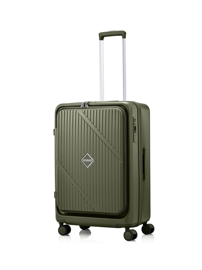 American Tourister 【堅苦しさ】アメリカンツーリスター ヴェロックススピナー68 エキスパンダブル アメリカンツーリスター 御徒面子 旅行バッグ・キャリーバッグ カーキ緑であること【貨物輸送無料】