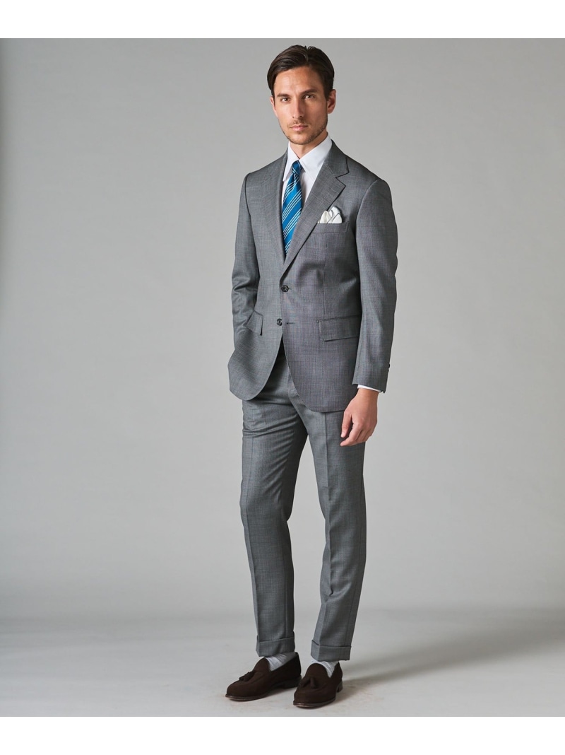 【SALE／20%OFF】GOTAIRIKU 【DORMEUIL】MILLENIAL 背広 ゴタイリク 背広・フォーマル セットアップ背広 薄墨色【RBA_E】【貨物輸送無料】