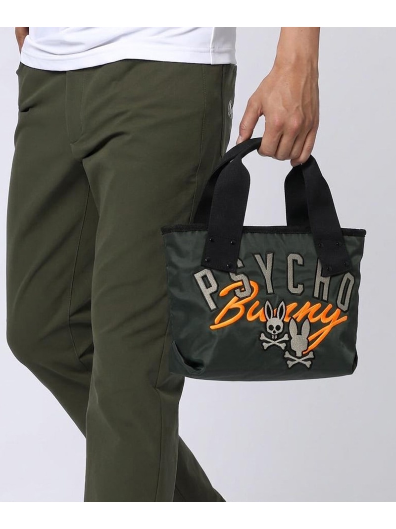 Psycho Bunny [GOLF]ラウンド御徒面子 グラフィック サイコバニー 御徒面子 ショルダーバッグ 黒いこと 白いこと 緑であること【貨物輸送無料】 メンズバッグ-バッグ・小物・ブランド雑貨-ショルダーバッグ・メッセンジャーバッグ