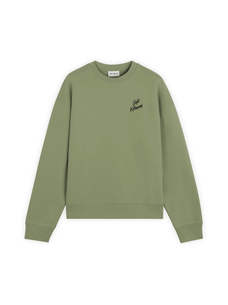 【SALE／30%OFF】Maison Kitsune Maison Kitsune/(U)CAFE KITSUNE RELAX SWEATSHIRT 住みか 稲荷 トップス スウェット・トレーナー 青み 黒いこと カーキ緑であること ベージュ【RBA_E】【貨物輸送無料】