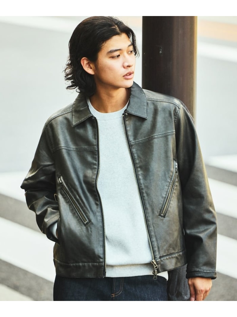 楽天市場】M【FREAK'S STORE LEATHER JACKET No.153-1510 BLACK