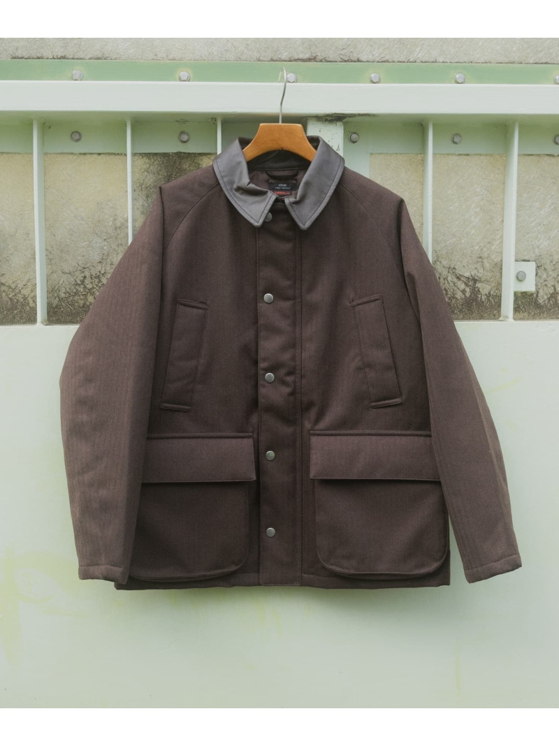 【SALE／65%OFF】URBAN RESEARCH ITEMS THERMOLITE フィールドジャケット アーバンリサーチアイテムズ ジャケット・アウター ダウンジャケット・ダウンベスト ブラック ブラウン【RBA_E】【送料無料】