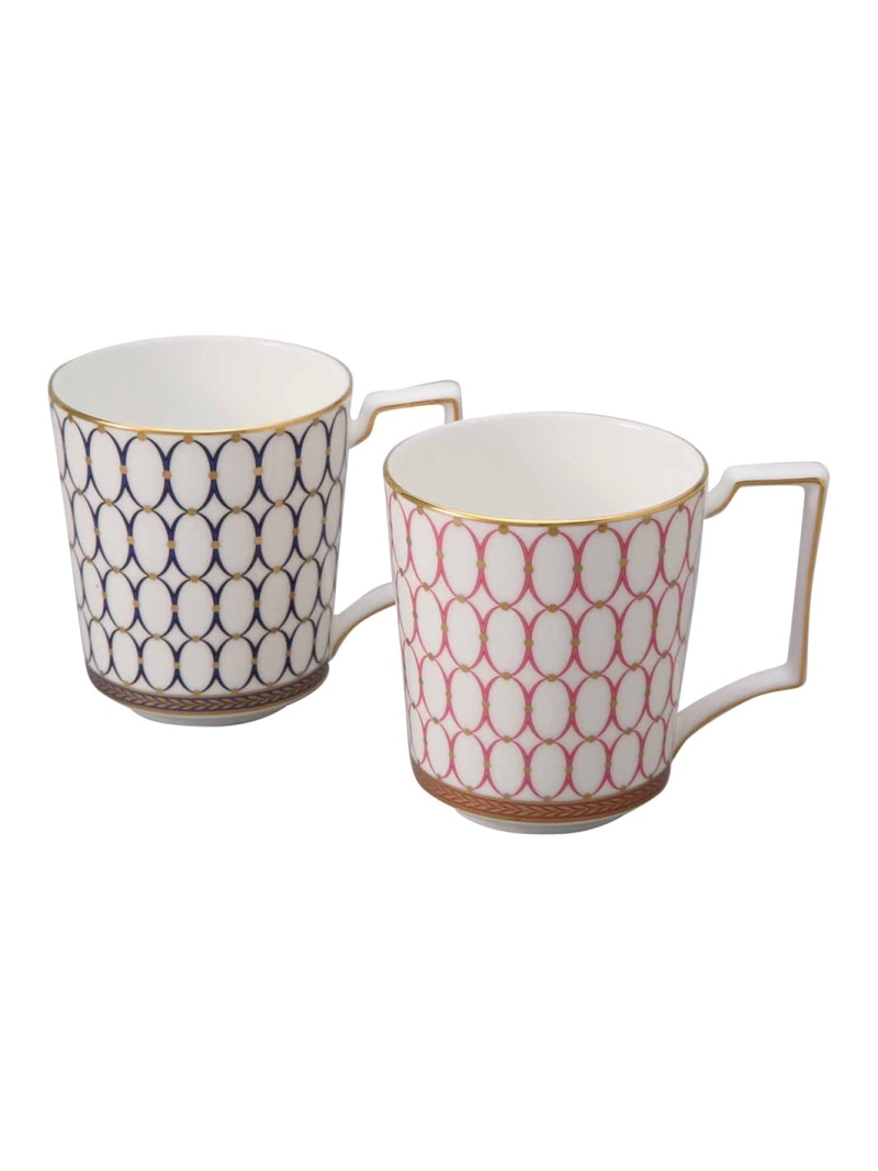 WEDGWOOD [公式] ウェッジウッド ルネッサンス ゴールド マグ ペア ピンク・ブルー ウェッジウッド 食器・調理器具・キッチン用品 グラス・マグカップ・タンブラー【送料無料】